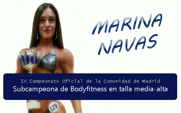 Subcampeona de bodyfitness